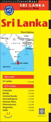 Sri Lanka Travel Map Third Edition