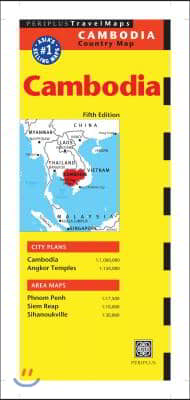 Periplus Travel Map Cambodia