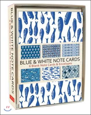 Blue & White Note Cards