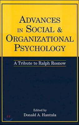 Advances in Social and Organizational Psychology