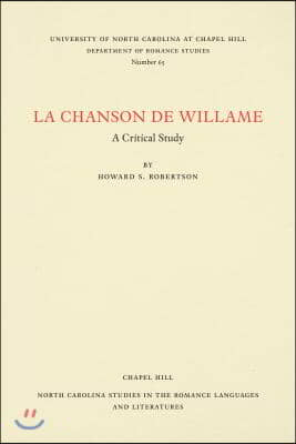 La Chanson de Willame: A Critical Study