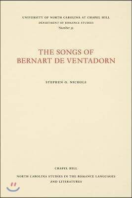 The Songs of Bernart de Ventadorn