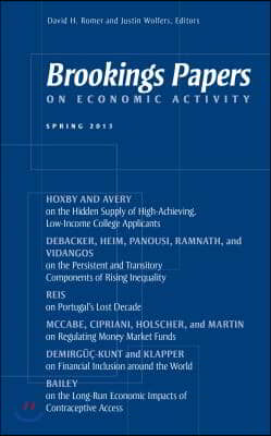 Brookings Papers on Economic Activity: Spring 2013