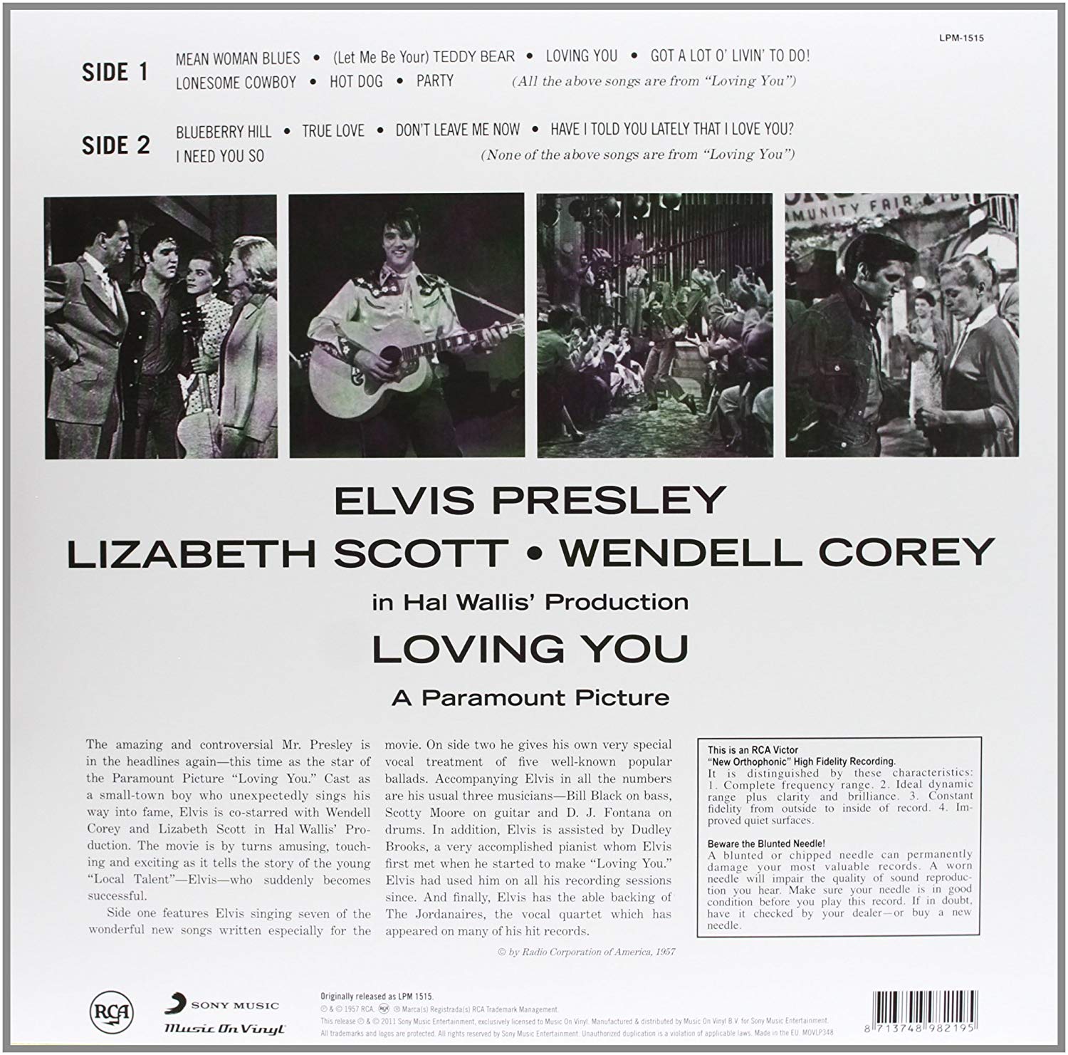 Elvis Presley (엘비스 프레슬리) - Loving You [LP]