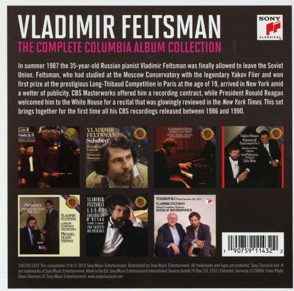 블라디미르 펠츠만 콜롬비아 레코딩 모음집 (Vladimir Feltsman - The Complete Columbia Album Collection)