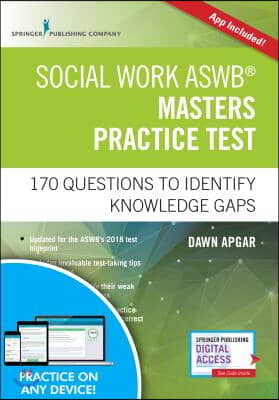 Social Work Aswb Masters Practice Test, Second Edition: 170 Questions to Identify Knowledge Gaps (Book + Digital Access)