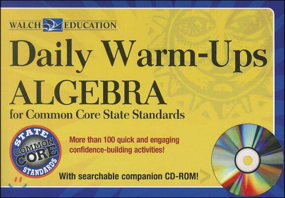 Algebra for Common Core State Standards