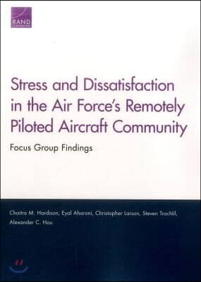 Stress and Dissatisfaction in the Air Force&#39;s Remotely Piloted Aircraft Community: Focus Group Findings