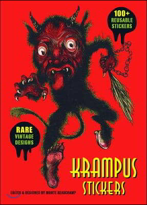 Krampus Sticker Collection: 100+ Reusable Stickers in Deluxe Tin