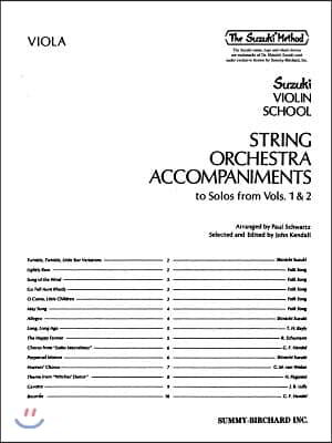 String Orchestra Accompaniments to Solos