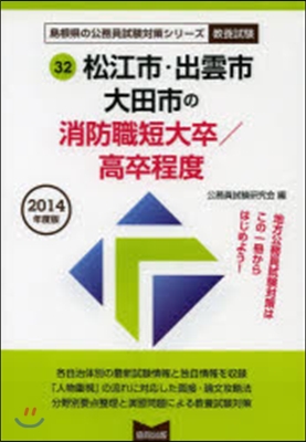 ’14 松江市.出雲市 消防職短大/高卒