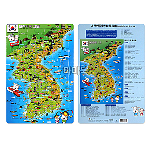 [신세계출판사] 한국지도 1종/ IQ EQ 지능개발 퍼즐/유아 퍼즐