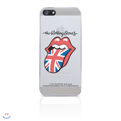 [아이폰5] Rolling Stones (롤링 스톤스) Union Jack Tongue 브라바도 BRAVADO 아이폰 케이스 iPhone Clear Case 5