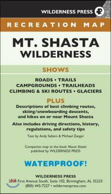 Mt. Shasta Wilderness Recreation Map