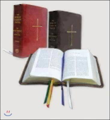 The Book of Common Prayer and Bible Combination Edition (NRSV with Apocrypha): Red Bonded Leather