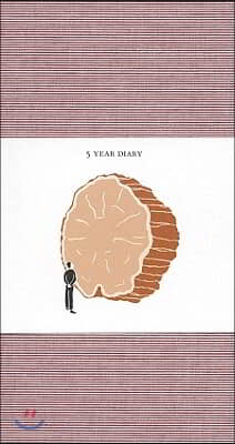 5 Year Diary: Red Cover