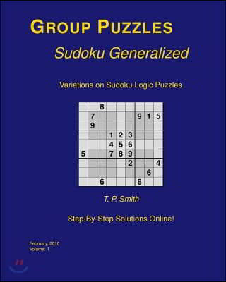 Variations on Sudoku Logic Puzzles, Vol 1