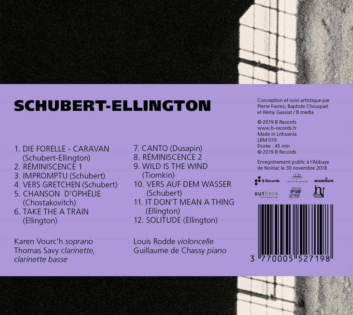 Karen Vourc’h 슈베르트 - 듀크 엘링턴 (Schubert - Ellington)