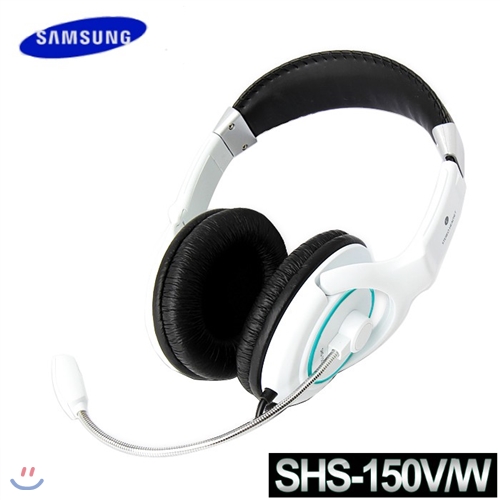 [SAMSUNG] 삼성전자 SHS-150V/W 스테레오 헤드셋 / 고감도 마이크 / 헤드폰 / 게임용 / PC방헤드셋