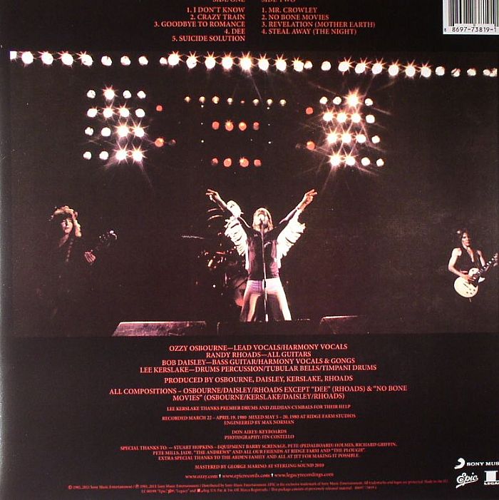 Ozzy Osbourne (오지 오스본) - Blizzard Of Ozz [LP]