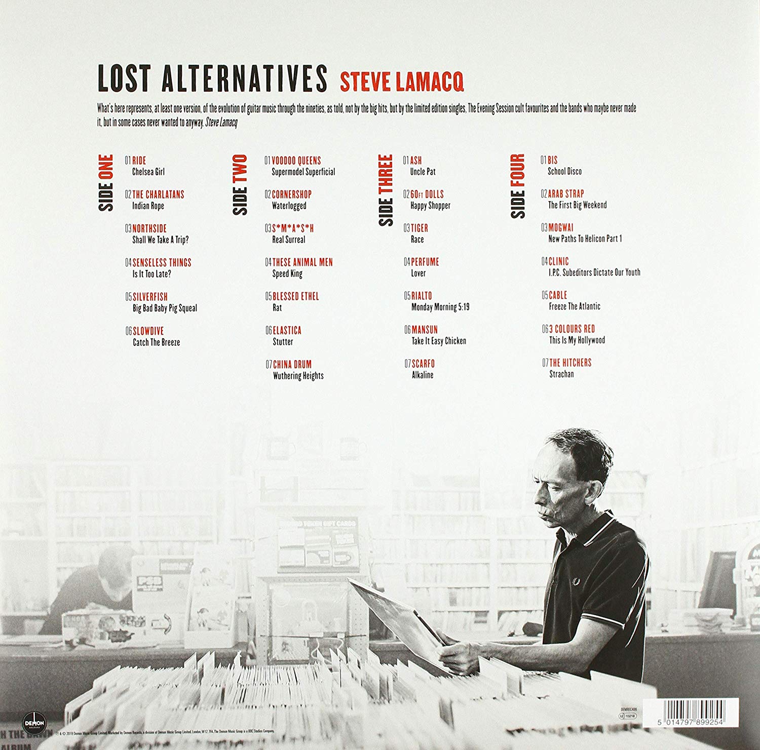 스티브 라마크가 모은 90년대 영국 얼터너티브 음악들 (Lost Alternatives Steve Lamacq) [화이트 컬러 2LP]