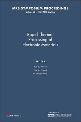 Rapid Thermal Processing of Electronic Materials