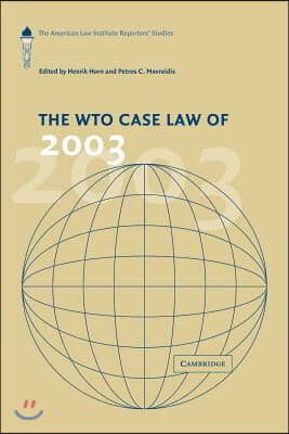 The WTO Case Law of 2003