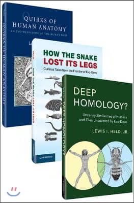 Evo-Devo Bundle 3 Paperback Book Set: Quirks of Human Anatomy, How the Snake Lost Its Legs, Deep Homology?