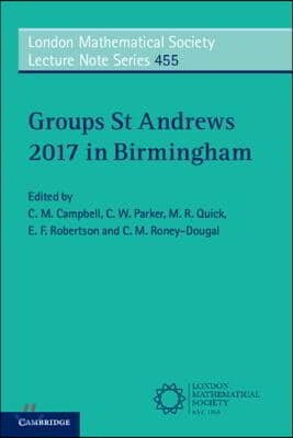 Groups St Andrews 2017 in Birmingham