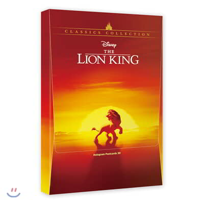 디즈니 라이온 킹 홀로그램 엽서북 30