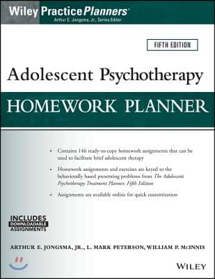 Adolescent Psychotherapy Homework Planner