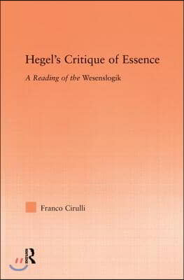 Hegel&#39;s Critique of Essence