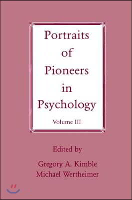 Portraits of Pioneers in Psychology