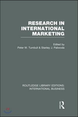 Research in International Marketing (RLE International Business)