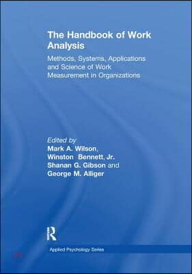 Handbook of Work Analysis