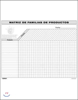 VSM Product Family Matrix