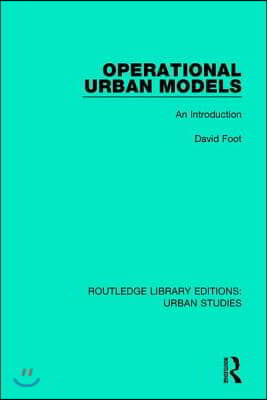 Operational Urban Models