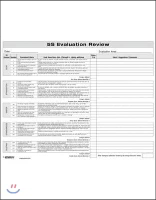 5s Evaluation Review Form