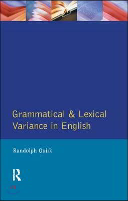 Grammatical and Lexical Variance in English