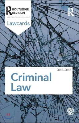 Criminal Lawcards 2012-2013