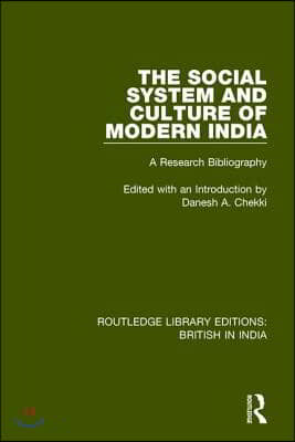 Social System and Culture of Modern India