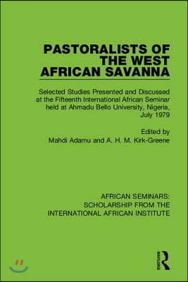 Pastoralists of the West African Savanna