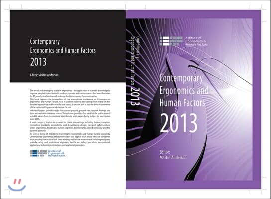 Contemporary Ergonomics and Human Factors 2013