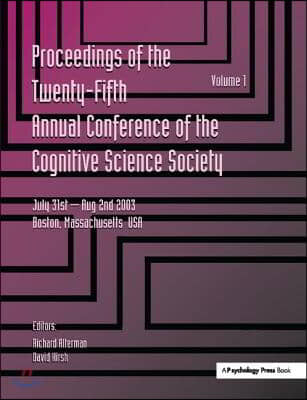 Proceedings of the 25th Annual Cognitive Science Society