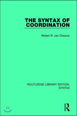 Syntax of Coordination