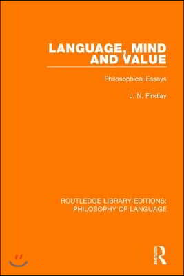 Language, Mind and Value