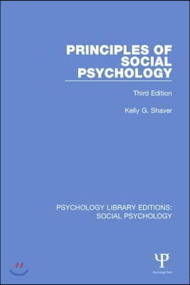 Principles of Social Psychology