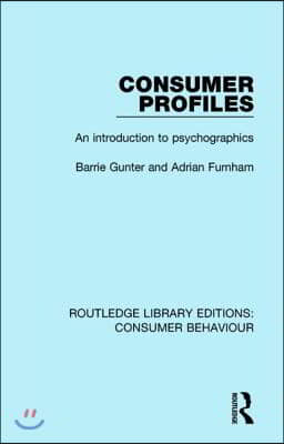 Consumer Profiles (RLE Consumer Behaviour)