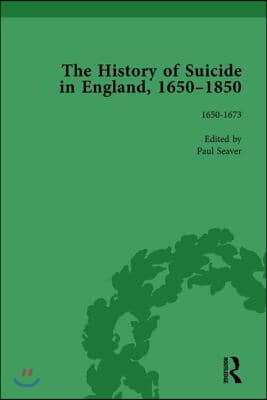 History of Suicide in England, 1650-1850, Part I Vol 1