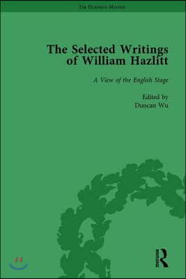 Selected Writings of William Hazlitt Vol 3